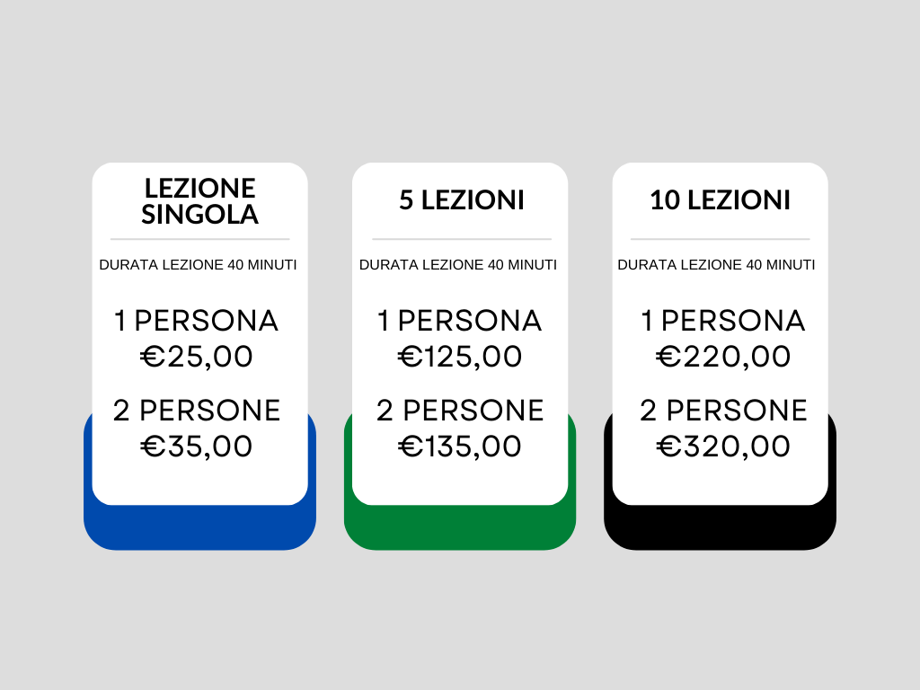 CORSO DI NUOTO INDIVIDUALE